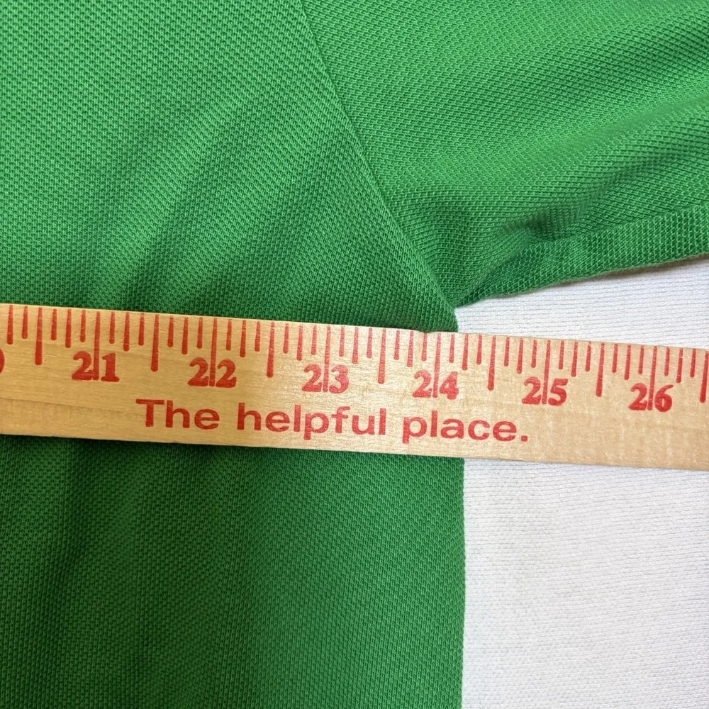 POLO RALPH LAUREN Mens 1XB Big Pony Classic Fit Polo Shirt Green Big Accents
